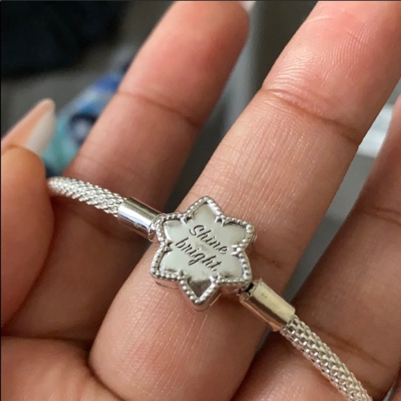 NWOT Pandora Shine Bright Mesh Cable Bracelet NWOT Pandora Shine Bright Mesh Cable Bracelet